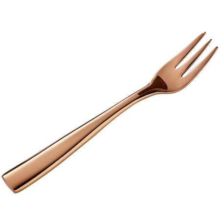 Bon Chef Manhattan, Oyster/Cocktail Fork, Mirror Finish, 18/10, 5.38" - Rose Gold , set of 12 S3008RG
